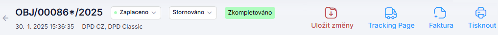 Akce se objednávkou