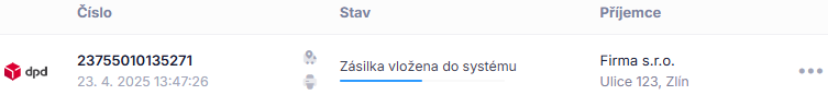 Zásilky